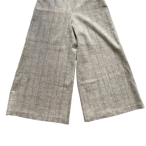 NWT Rosetta Getty Wide Leg Culotte Pants Womens XL Beige High Rise Pull On NEW - Picture 8 of 11